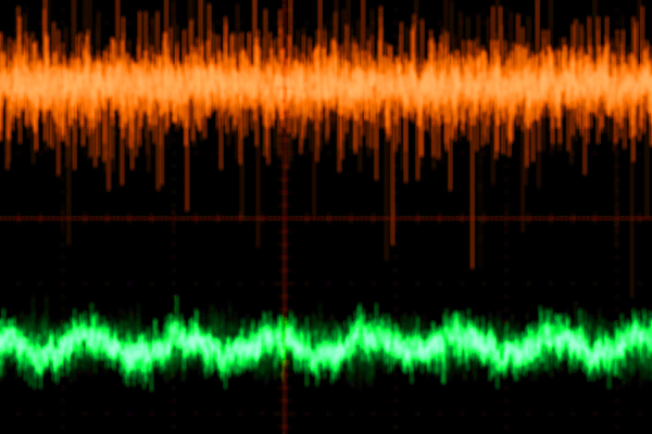 两个测量信号具有不同的噪声特性。