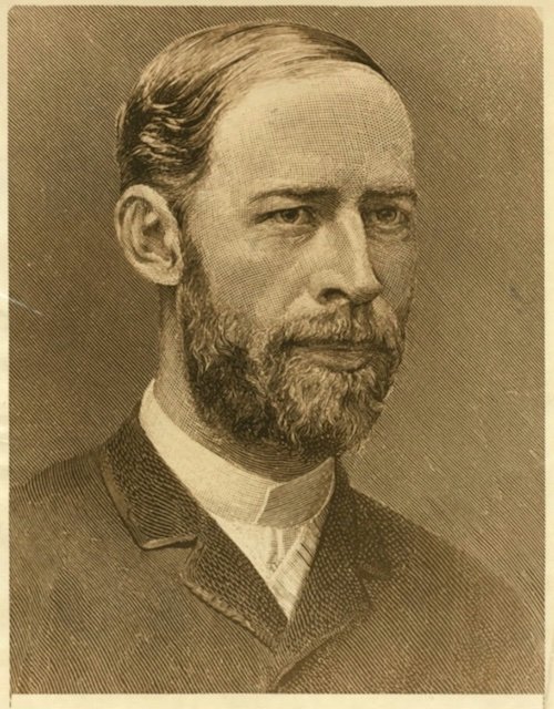 Portrait of Heinrich Hertz.